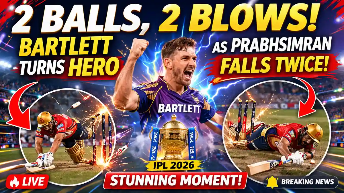 2 balls, 2 blows Bartlett's hero moment