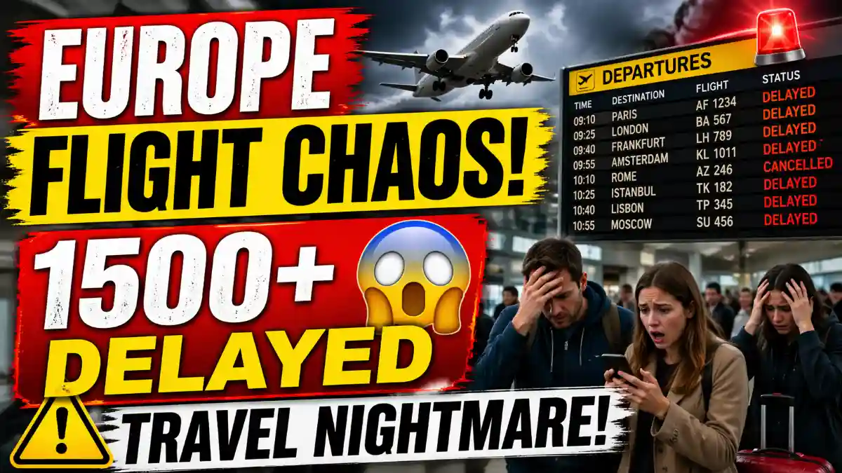 Flight chaos at European airports