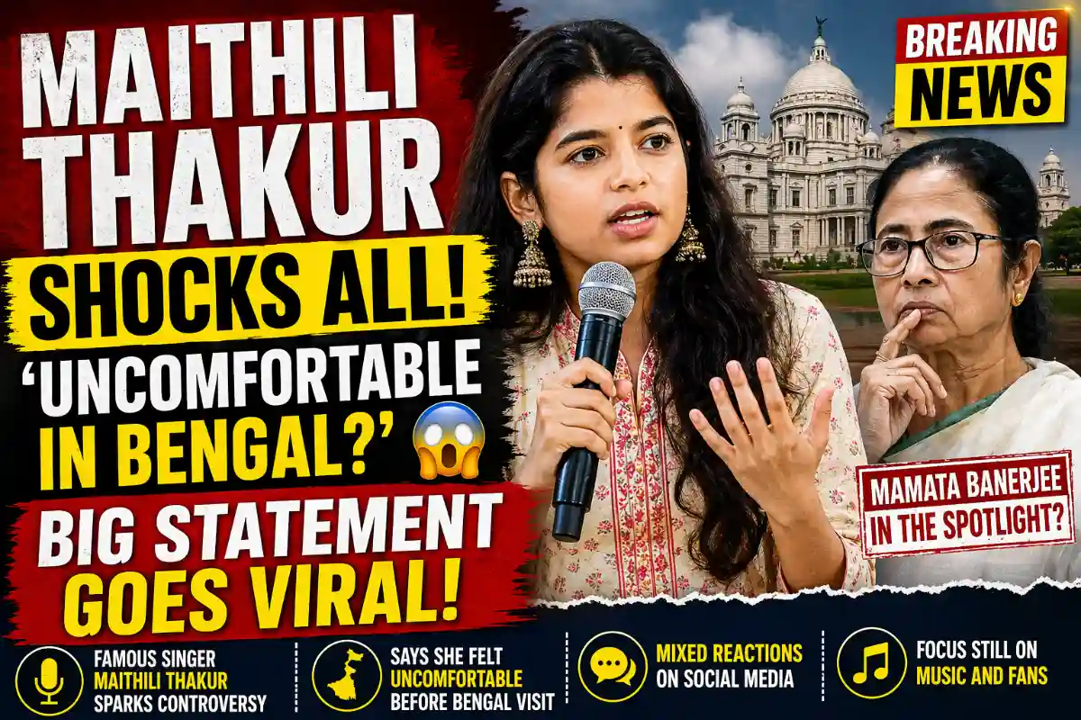 Maithili Thakur sparks Bengal controversy