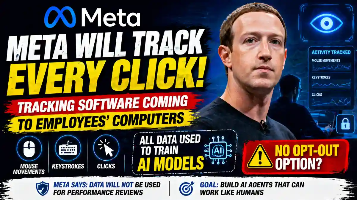 Meta tracks every click warning!