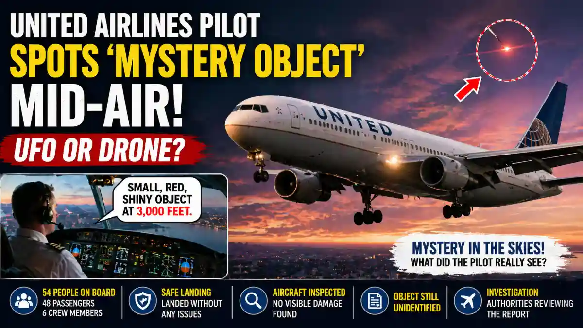 United Airlines Pilot Spots ‘Mystery Object’
