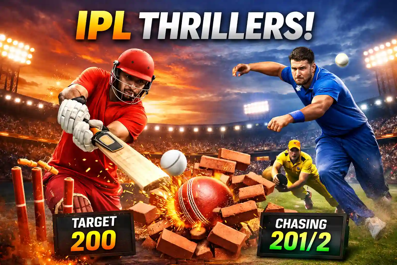 IPL Drama Peaks! Power-Hitters Shine and Run-Chases Take Over in Thrilling Matches