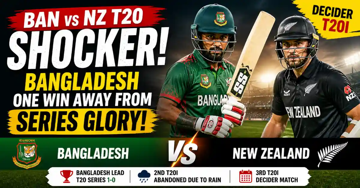 BAN vs NZ T20 SHOCKER